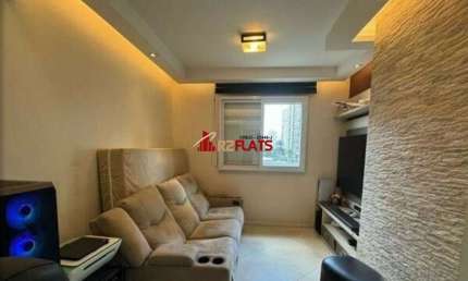 Flat com 1 quarto à venda na Avenida Jandira, 404, Moema, São Paulo