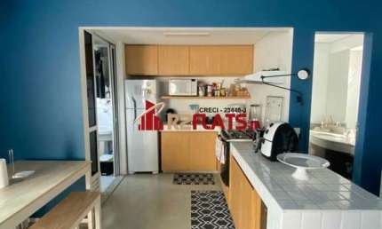 Flat com 2 quartos para alugar na Rua Diogo Jácome, 954, Moema, São Paulo