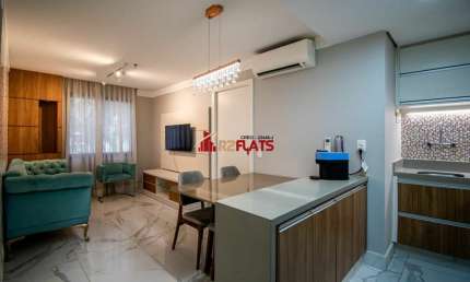 Flat com 1 quarto à venda na Avenida Jamaris, 110, Moema, São Paulo