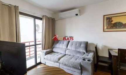 Flat com 1 quarto para alugar na Alameda Jauaperi, 1083, Moema, São Paulo