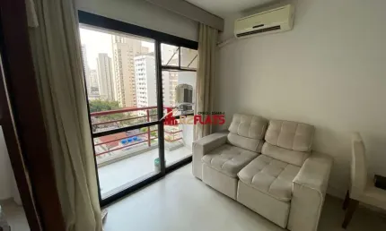 Flat com 1 quarto para alugar na Alameda Jauaperi, 1083, Moema, São Paulo