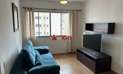 Flat com 1 quarto para alugar na Avenida Rouxinol, 763, Moema, São Paulo