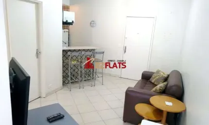 Flat com 1 quarto para alugar na Avenida Miruna, 399, Moema, São Paulo