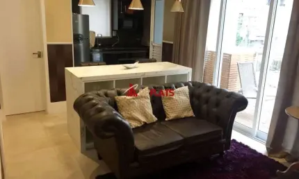 Flat com 1 quarto para alugar na Rua Doutor Mário Ferraz, 415, Itaim Bibi, São Paulo
