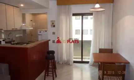 Flat com 1 quarto para alugar na Rua Araguari, 711, Moema, São Paulo