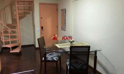 Flat com 1 quarto para alugar na Avenida Moema, 177, Moema, São Paulo