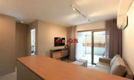 Flat com 1 quarto para alugar na Rua Oliveira Dias, 444, Itaim Bibi, São Paulo