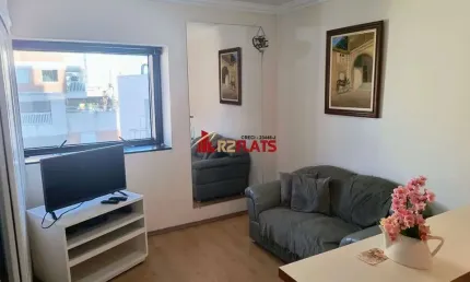 Flat com 1 quarto para alugar na Rua Guarará, 511, Jardins, São Paulo