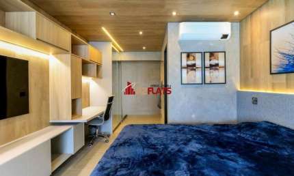 Flat com 1 quarto para alugar na Rua Álvaro Rodrigues, 295, Brooklin, São Paulo