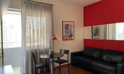 Flat com 1 quarto para alugar na Rua Haddock Lobo, 807, Jardins, São Paulo
