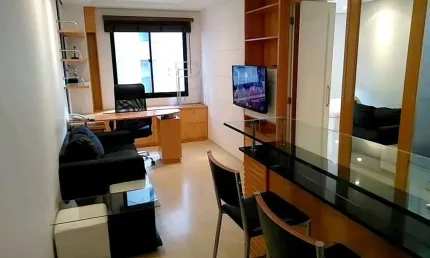 Flat com 1 quarto para alugar na Avenida Jamaris, 150, Moema, São Paulo