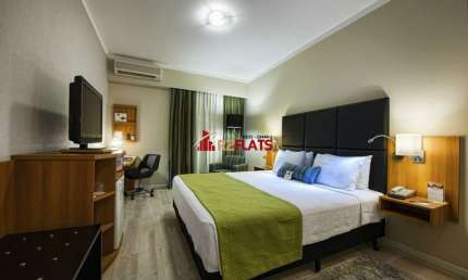 Flat com 1 quarto para alugar na Avenida Sabiá, 825, Moema, São Paulo
