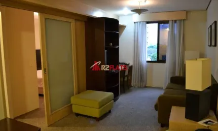 Flat com 1 quarto para alugar na Avenida Jamaris, 103, Moema, São Paulo