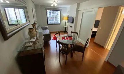 Flat com 2 quartos para alugar na Avenida Jamaris, 110, Moema, São Paulo