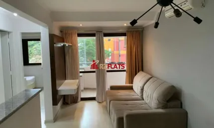 Flat com 2 quartos para alugar na Avenida dos Imarés, 317, Moema, São Paulo