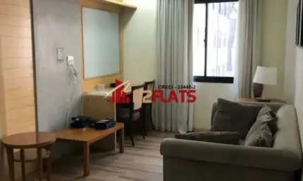 Flat com 2 quartos para alugar na Avenida Jamaris, 100, Moema, São Paulo