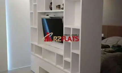 Flat com 1 quarto para alugar na Rua Professor José Leite e Oiticica, 434, Brooklin, São Paulo