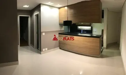 Flat com 2 quartos para alugar na Rua Sansão Alves dos Santos, 343, Brooklin, São Paulo