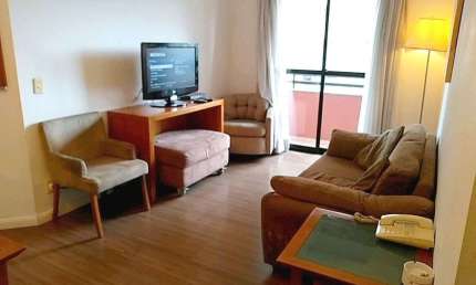 Flat com 2 quartos para alugar na Rua Sansão Alves dos Santos, 373, Brooklin, São Paulo