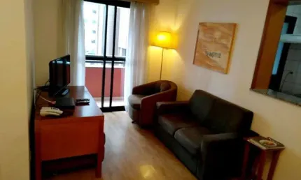 Flat com 2 quartos para alugar na Rua Sansão Alves dos Santos, 373, Brooklin, São Paulo