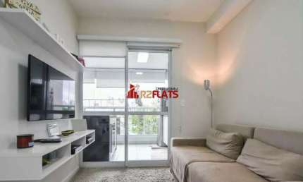 Flat com 1 quarto à venda na Avenida Santo Amaro, 3131, Brooklin, São Paulo