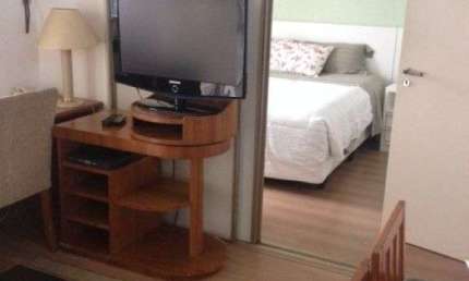 Flat com 1 quarto para alugar na Avenida Ibijaú, 364, Moema, São Paulo