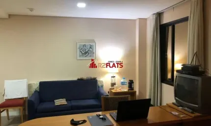 Flat com 1 quarto para alugar na Avenida Jamaris, 101, Moema, São Paulo