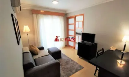 Flat com 1 quarto para alugar na Rua Pintassilgo, 477, Moema, São Paulo