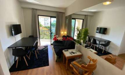 Flat com 1 quarto para alugar na Avenida Jandira, 501, Moema, São Paulo