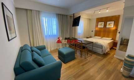 Flat com 1 quarto para alugar na Avenida Macuco, 595, Moema, São Paulo