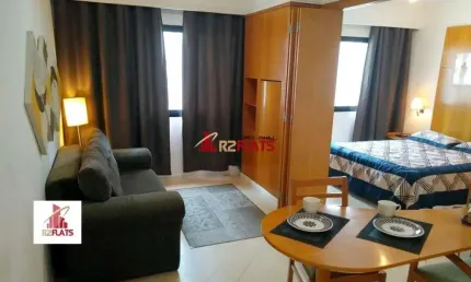 Flat com 1 quarto para alugar na Avenida Macuco, 595, Moema, São Paulo