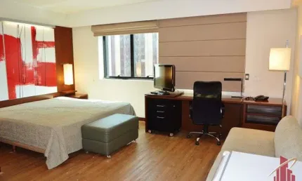 Flat com 1 quarto para alugar na Avenida Ibirapuera, 2534, Moema, São Paulo
