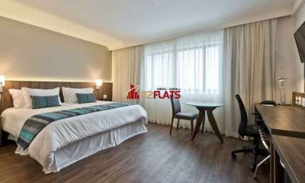 Flat com 1 quarto para alugar na Avenida Ibirapuera, 2534, Moema, São Paulo