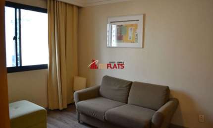 Flat com 1 quarto para alugar na Avenida Macuco, 595, Moema, São Paulo
