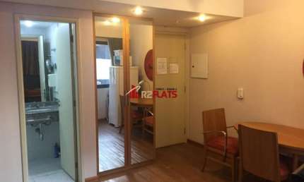 Flat com 1 quarto para alugar na Avenida Rouxinol, 55, Moema, São Paulo