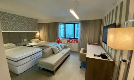 Flat com 1 quarto para alugar na Avenida Ibirapuera, 2534, Moema, São Paulo