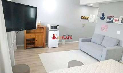 Flat com 1 quarto para alugar na Avenida Rouxinol, 55, Moema, São Paulo