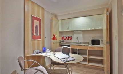 Flat com 1 quarto para alugar na Rua Tuim, 18, Moema, São Paulo