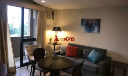 Flat com 1 quarto para alugar na Rua Indiana, 1165, Brooklin, São Paulo