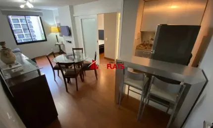 Flat com 2 quartos para alugar na Avenida Jamaris, 100, Moema, São Paulo
