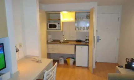 Flat com 1 quarto para alugar na Avenida Lavandisca, 365, Moema, São Paulo