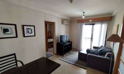 Flat com 1 quarto para alugar na Rua Pintassilgo, 477, Moema, São Paulo