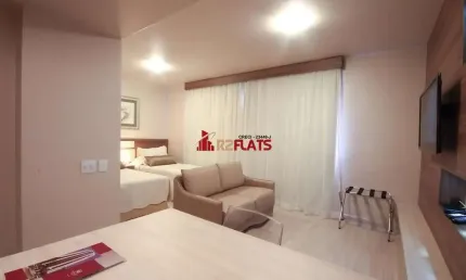 Flat com 1 quarto para alugar na Rua Guarará, 511, Jardim Paulista, São Paulo