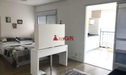 Flat com 1 quarto para alugar na Rua Roque Petrella, 68, Brooklin, São Paulo