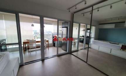 Flat com 1 quarto à venda na Avenida Santo Amaro, 3131, Brooklin, São Paulo