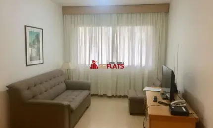 Flat com 1 quarto à venda na Avenida Rouxinol, 763, Moema, São Paulo