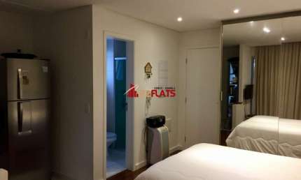 Flat com 1 quarto à venda na Avenida Aratãs, 400, Moema, São Paulo