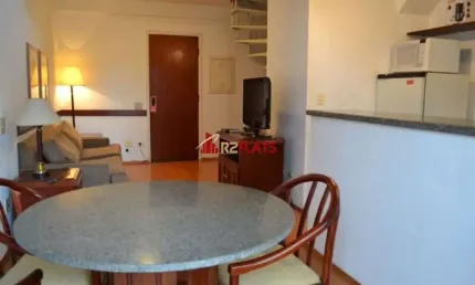 Flat com 1 quarto para alugar na Avenida Moema, 177, Moema, São Paulo
