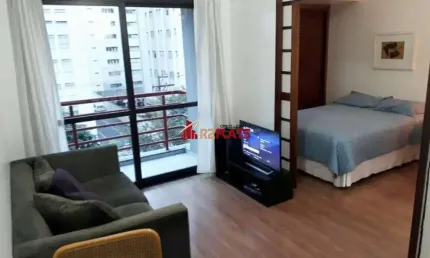 Flat com 1 quarto para alugar na Alameda Jauaperi, 1083, Moema, São Paulo