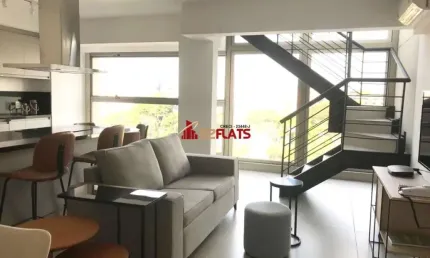 Flat com 1 quarto para alugar na Rua Oliveira Dias, 444, Itaim Bibi, São Paulo